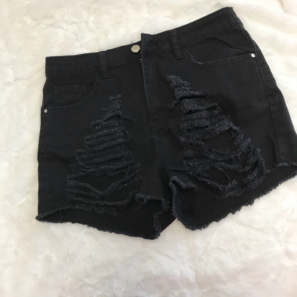 Distressed denim